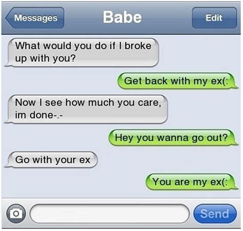 online dating text breakup